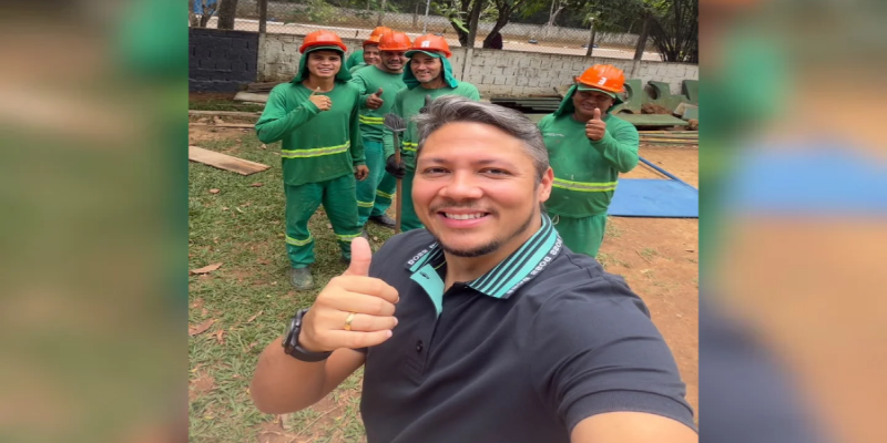 ZÉ PAROCA: Vereador acompanha reforma do Parque Circuito e elogia gestão de Léo Moraes