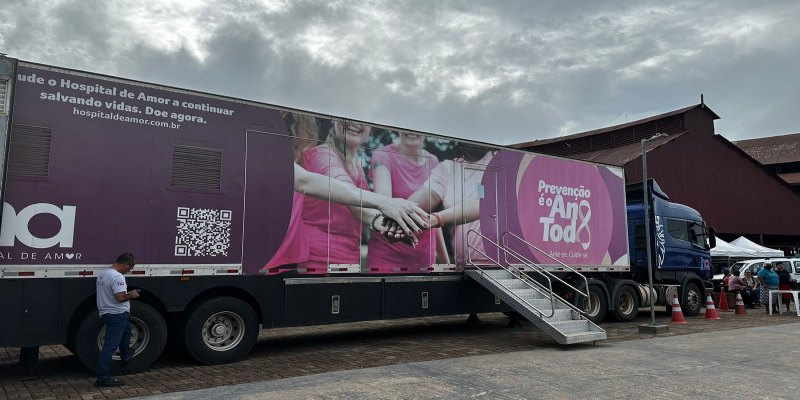 EM PORTO VELHO: Prefeitura amplia acesso à mamografia com Carreta do Hospital do Amor