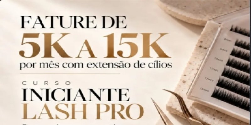 EM PORTO VELHO: Curso de extensão de cílios para iniciantes abre turma 