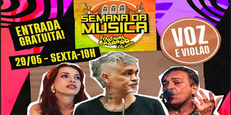 ARTE: Semana da Música Casarão acontece em PVH com programação gratuita