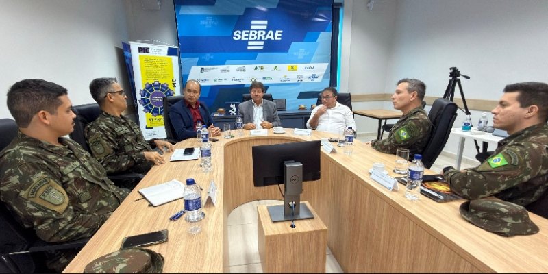 EXÉRCITO BRASILEIRO: Sebrae RO fortalece parceria para capacitação de jovens recrutas