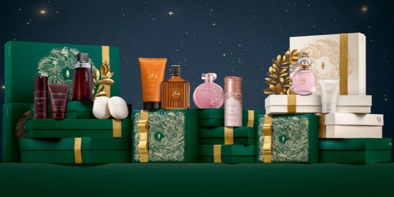 PRESENTES NATALINOS: O Boticário lança 60 kits e combos especiais a partir de R$17,90