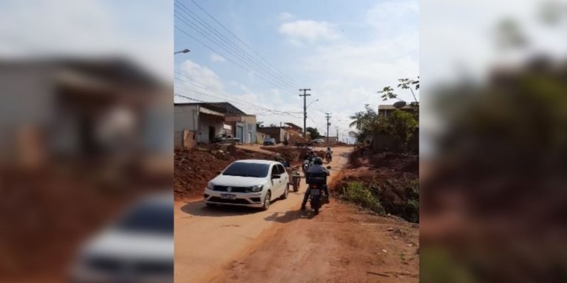 DEVAGAR: População reclama de lentidão em obra na Avenida Calama em Porto Velho
