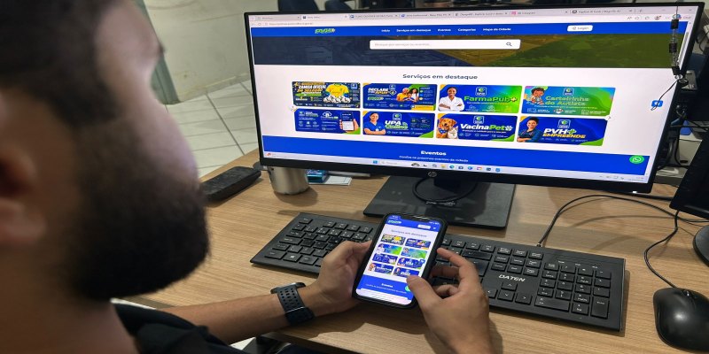 TECNOLOGIA: Prefeitura de PVH lança plataforma digital para modernizar atendimento 