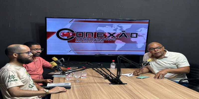 AO VIVO: Conexão Rondoniaovivo recebe Prof. Valmir Araújo e acadêmico Logan Batista, da UNIR