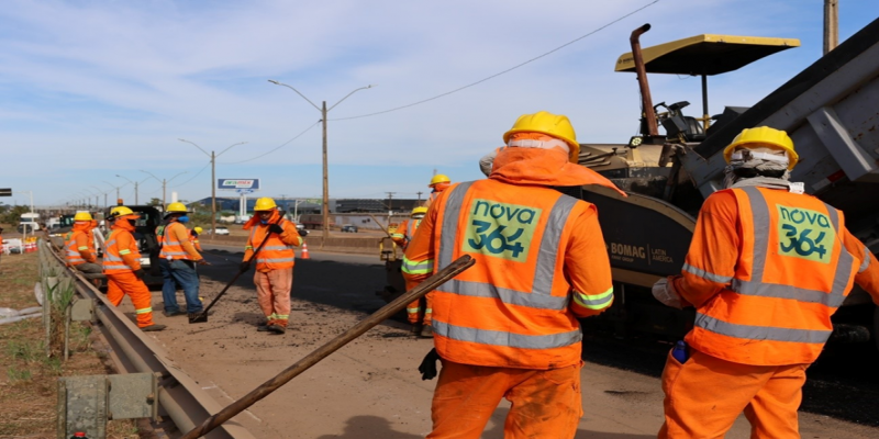 PLANEJAMENTO TÉCNICO: Nova 364 divulga programação semanal de obras e serviços na BR-364