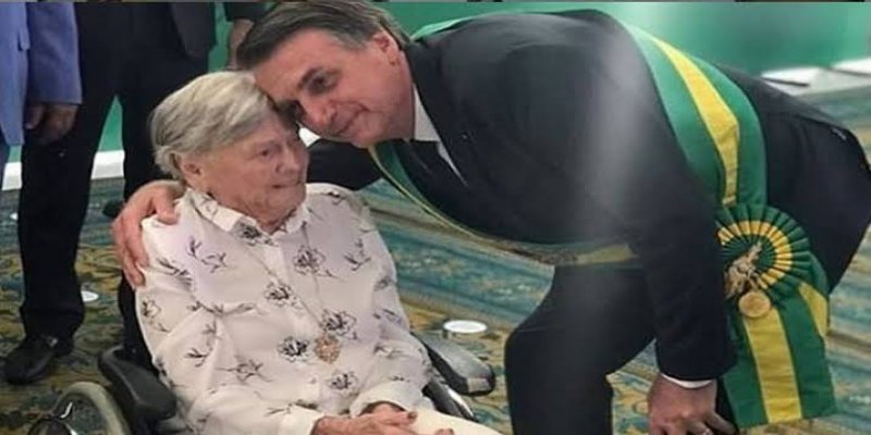 LUTO: Mãe do presidente Jair Bolsonaro morre aos 94 anos