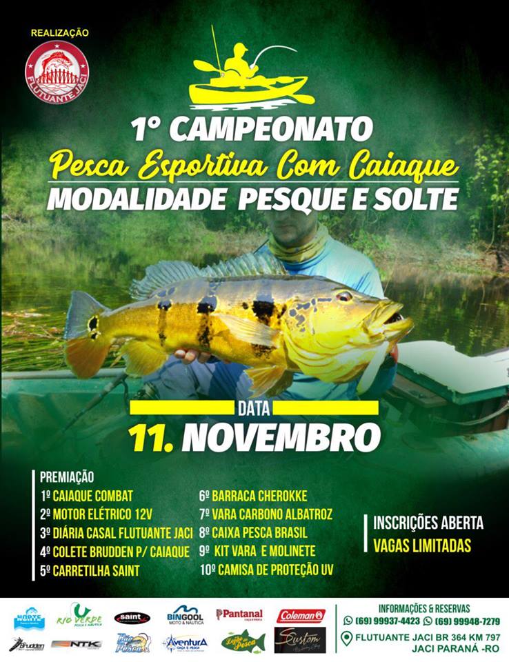 Hora Da Verdade 1º Campeonato De Pesca Esportiva Com Caiaque Pesque E Solte 6812